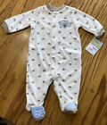 NWT Boys 3 Mos Carter's Football "Mommy's Rookie" One Piece Sleeper for Baby