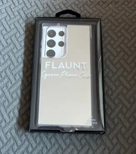 FLAUNT SQUARE phone case for Galaxy S23 Ultra - Metallic Silver - Picture 1 of 4