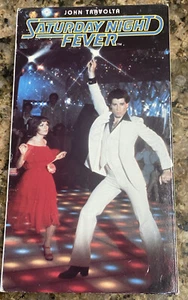 Vintage Staying Alive John Travolta Dancing VHS Cassette Tape Rare Minty - Picture 1 of 3