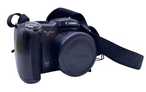 Broken Canon PowerShot S3 IS 6.0MP Optical Zoom Camera For Parts UNTESTED - Picture 1 of 9