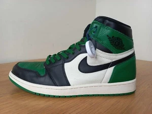 Nike Air Jordan 1 Retro OG PINE GREEN 1.0 Mens Basketball Shoes Trainers UK 12 - Picture 1 of 8