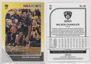 2019-20 Panini NBA Hoops Yellow Wilson Chandler #86