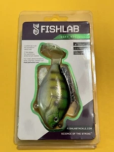 Okuma Fishlab Soft Bio Gill Swimbait 4” 1 5/8oz Ghost Bluegill - Picture 1 of 3
