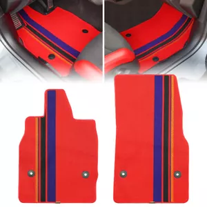 All Weather Front Floor Mats Waterproof Carpet for Corvette C8 Coupe 2020-2024 - Foto 1 di 9