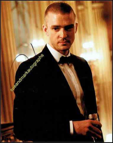 Justin Timberlake In Time Cant Stop The Feeling Signed Autograph UACC RD 96 Cover