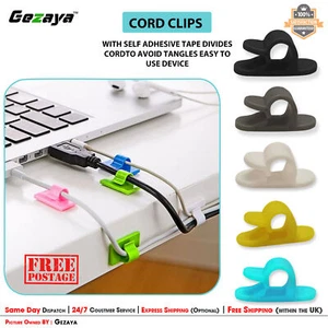 Clip per cavo autoadesiva supporti morsetto per filo tavolo tubo nylon cuscinetto adesivo - Foto 1 di 7