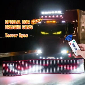 60'' Devil Eyes Light for Car LED Display Screen Truck Windshield Eyes remote - Picture 1 of 8