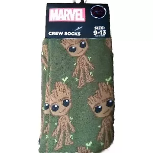 Baby Groot Marvel-Guardians Of The Galaxy Vol 2 Crew-Socken Größe 9-13 - Bild 1 von 2