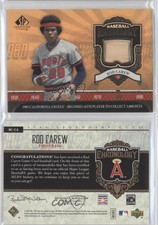 2006 SP Legendary Cuts Baseball Chronology Materials Rod Carew #BC-CA HOF