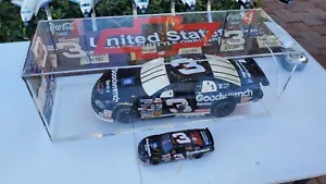 WOW DALE EARNHARDT SR #3 GM GOODWRENCH CRASH NASCAR 1:12 1997 W CUSTOM DISPLAY - Picture 1 of 16