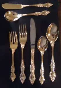 Gold plated Flatware service for 8 - 50 pc NIB - Picture 1 of 14