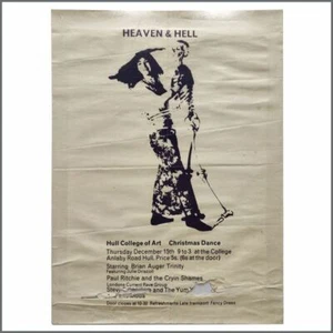 Brian Auger/Julie Driscoll 66 Heaven & Hell Hull College Of Art Concert Poster - Picture 1 of 2