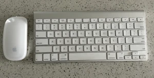 Apple Mac Keyboard and Magic Mouse Wireless Set Model A1314 & A1296 Combo - Picture 1 of 8