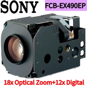 SONY FCB-EX490EP 18x Optical Zoom CCTV Block Color Camera Module BOX Camera PAL - Picture 1 of 5