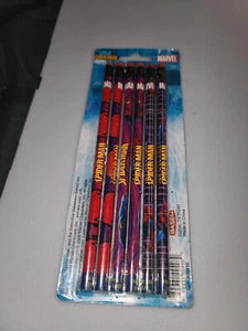 Amazing Spider-Man 6-Pencil Set – Unopened & Sealed, Packaging Damaged – Marvel - Picture 1 of 2