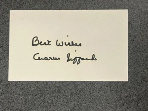 Charlie Sifford autographed 3 x 5 index card GOLF - PGA -  Guaranteed to Pass - Picture 1 of 1