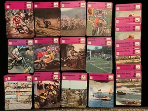1977-79 Sportscaster MOTOR SPORTS singles - Choose from list - Nrmt/Nrmt+