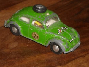 Tri-ang Spot-On 195 Green VW Volkswagen 1200 Rally Car 1:42 Scale Beetle #20 - Picture 1 of 11