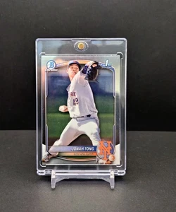 2025 Bowman Jonah Tong 1st Bowman Chrome Prospect #BCP-105 - Mets - Picture 1 of 7
