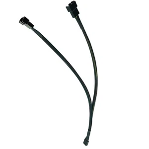 4Pin 1 To 2 Fan Extension Splitter Cable 4Pin 1 To 2 Fan Extension Cable G - Afbeelding 1 van 8