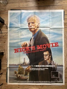 Wim WENDERS * NICK'S MOVIE * Nico RAY * Affiche Originale Guy PEELLAERT 120x160 - Photo 1/11