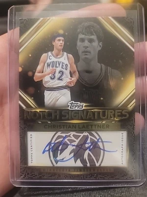 克里斯蒂安·莱特纳 Topps Notch 签名签名 — 第 1/2 张图片