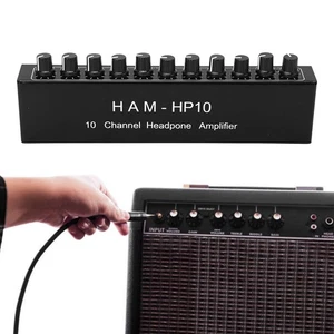 10 Channel Headphone Amplifier 1 In 10 Out Channel Stereo Distributor Headp ZC - Picture 1 of 22