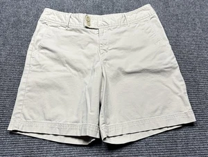 Eddie Bauer Shorts Damen 10 khaki Mercer Fit Stretch Chino Freizeit Taschen - Bild 1 von 6