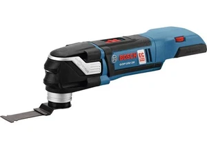 Bosch GOP18V-34N 18V Brushless Starlock Plus oszillierendes Multitool, blau/schwarz - Bild 1 von 5