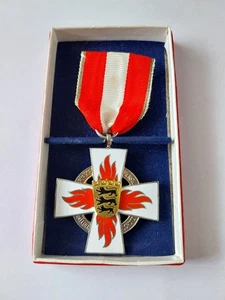 Feuerwehr-Ehenzeichen, 25 Jahre mit Etui - Bild 1 von 6