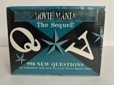 Movie Mania The Sequel Bonus Cards Vintage 1996 SEALED 990 New Questions Sealed - Image 1 of 4