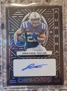 2022 Panini Obsidian Jonathan Taylor Aurora Autos AA-JTA /49 1/49 First Print! - Bild 1 von 2