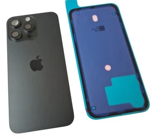 ORG Grade A originale Rückabdeckung für Apple iPhone 15 Pro Max, Schwarz - Zdjęcie 1 z 4
