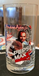 Camisa Andre Agassi Tenis PEPSI MAX Vidrio Fondo Transparente Marrón Bélgica - Imagen 1 de 2