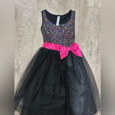 Vestido de Baile Cherokee Niñas Mediano 7/8 Lentejuelas Brillante Sin Mangas Foto 1 de 4