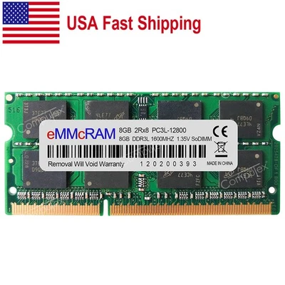 Memoria para computadora portátil US 8GB 2Rx8 PC3-12800s DDR3 1600Mhz para Mac mini finales de 2012 A1347 Foto 1 de 3