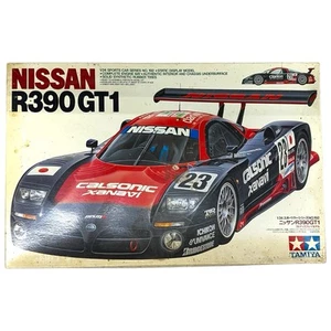 Tamiya NISSAN R390 GT1 (61) 1/24 Scale Plastic Model Kit Parts Kit Started HTF - Picture 1 of 2
