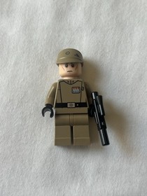 LEGO Imperial Officer Aresko Minifigure Dark Tan Uniform Star Wars 75082 sw0623