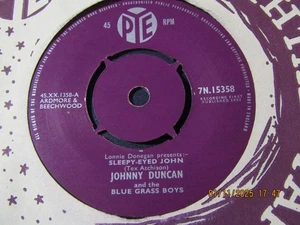 JOHNNY DUNCAN & THE BLUE GRASS BOYS-SLEEPY-EYED JOHN-PYE - Picture 1 of 2