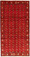 Vintage Hand-Knotted Carpet 4'11" x 9'10" Traditional Wool Area Rug