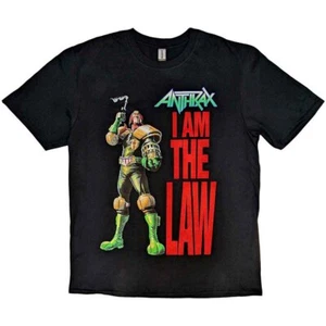 Anthrax I am the Law T-Shirt Black New - Picture 1 of 1