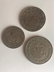 1976 México Cinco Pesos Moneda Vintage Casi Unc Excelente Plata_Garaje - Imagen 1 de 6