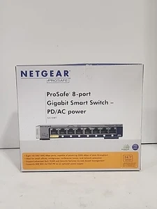 8-Port Gigabit Ethernet Smart Switch (GS108T) - Managed, with 1 X PD Port, Opti - Picture 1 of 4