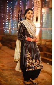 Pakistani Shalwar party Suit Bollywood Designer Indian Embroidery Salwar Kameez - Picture 1 of 1