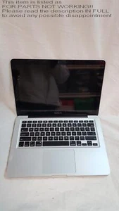 FOR PARTS! Apple MacBook pro Late 2011 13" Laptop 2.40 Ghz Intel Core i5-2435M - Picture 1 of 13