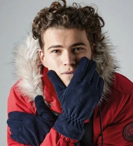 Guantes alpinos Beechfield Suprafleece ligeros invierno térmicamente elásticos (B296) - Imagen 1 de 3
