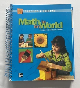 MATH IN MY WORLD Developing Problem Solvers Teacher's Edition McGraw Hill - Foto 1 di 2