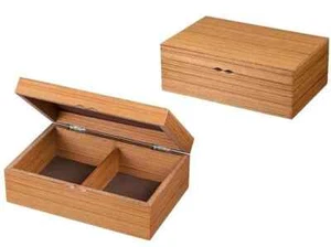 Caja de almacenamiento de madera para piezas de ajedrez de tamaño estándar - Caja de ajedrez LUZ ESTÁNDAR - Imagen 1 de 1