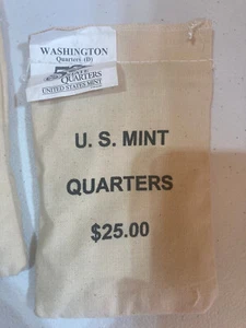 2007-D Washington State Quarter Original Mint Sewn Bag 100 coins - Picture 1 of 1