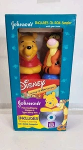 NOS RARE Disney Winnie The Pooh & Tigger UNUSED Shampoo & Bubble Bath W/ CD-ROM - Picture 1 of 13